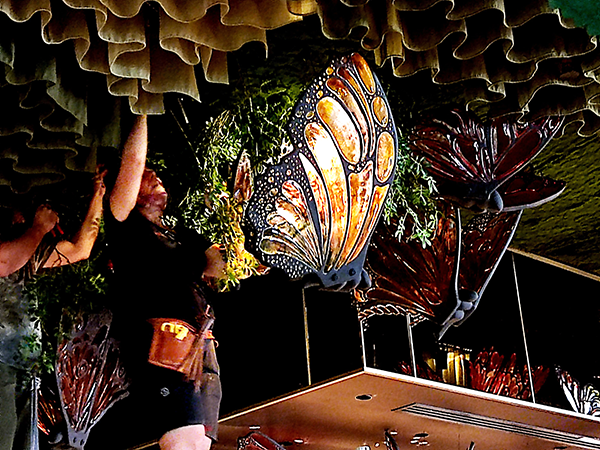 Mariposas restaurante Amazónico Dubai